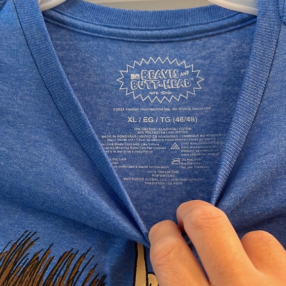 New Beavis and Butthead Men's Graphic Tee Short Sleeve Multiple Sizes - Picture 2 of 5